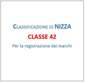 Classe 42 Classificazione di Nizza registrazione marchi Servizi scientifici e tecnologici
